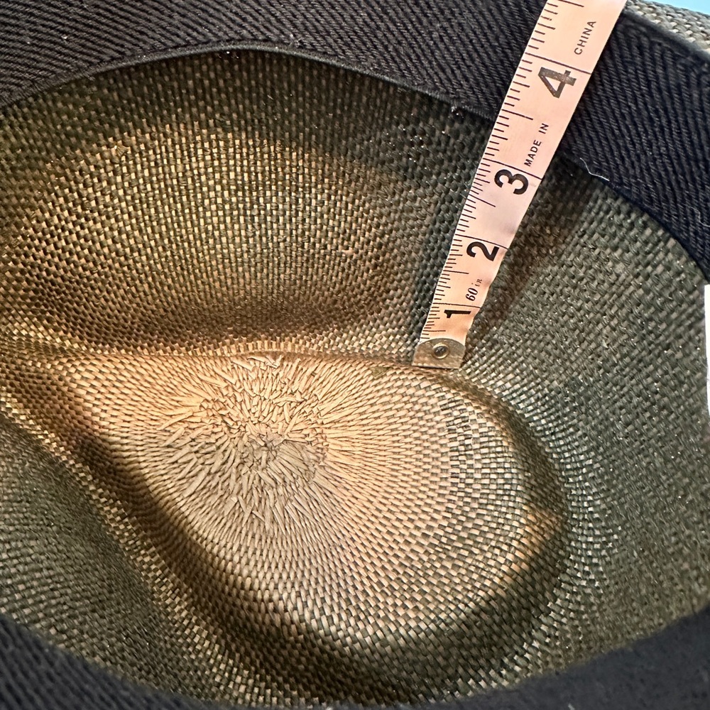 Dark Grey/Black Western Style Hat with Black Decorative Band - Picture 7 of 8